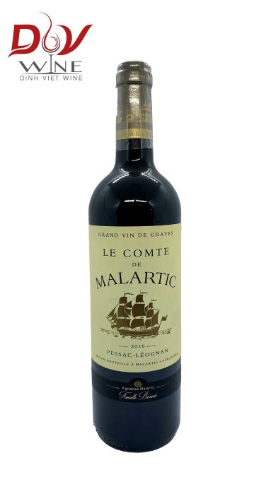 Rượu Le Comte de Malartic - Second wine of Chateay Malartic